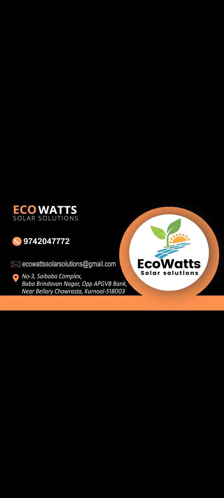 Ecowatts Solar Solutions work
