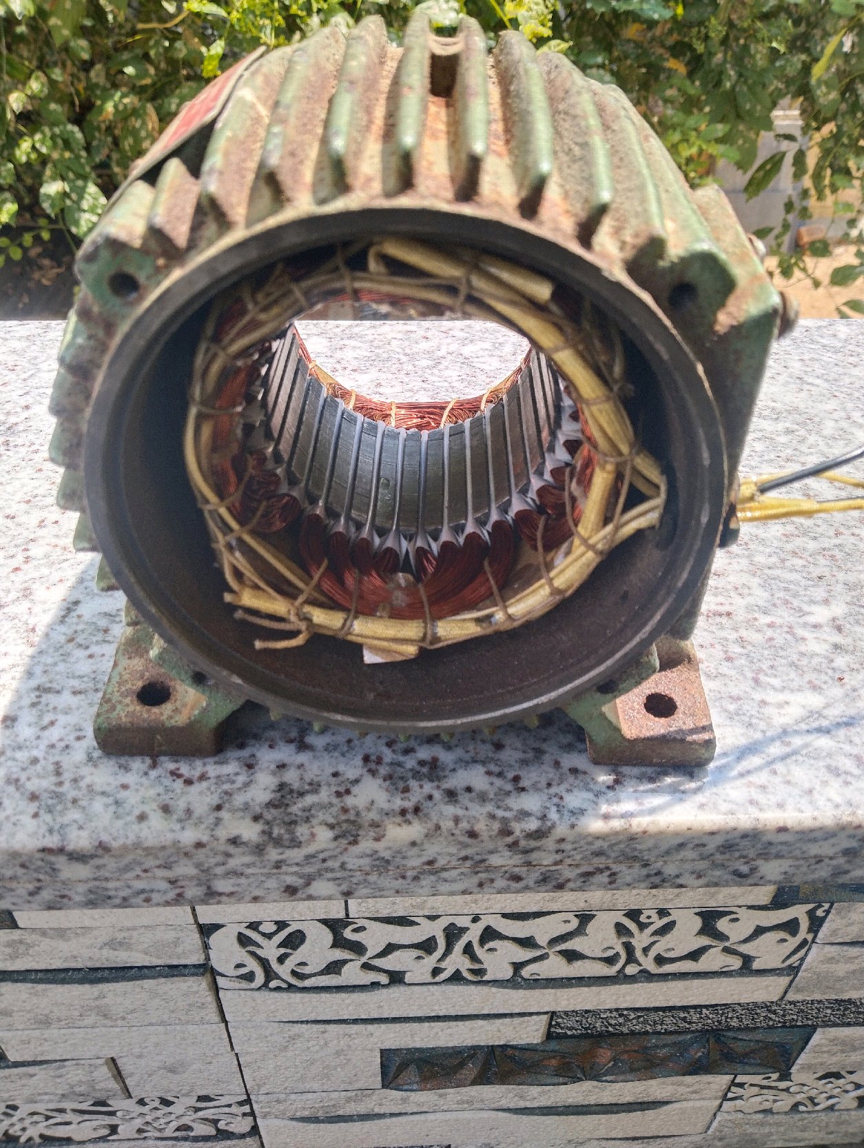 Work by Motor mechanic motor rewinding work
